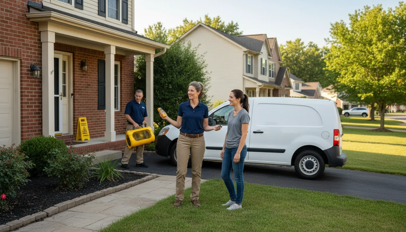 Residential water damage restoration in Hammond, LA